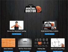 Tablet Screenshot of basketballdoctor.net